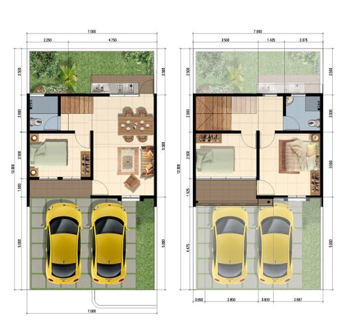 foto denah rumah tipe Casablanca 75 Hook (Januari) perumahan PANJIBUWONO RESIDENCE