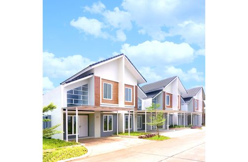 foto tampak rumah tipe Casablanca 61 (Januari) perumahan PANJIBUWONO RESIDENCE