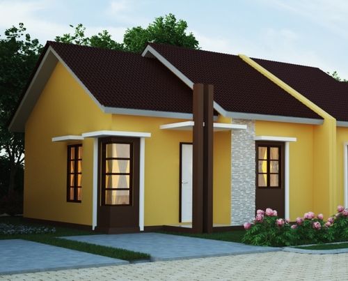 foto tampak rumah tipe MAGNOLIA perumahan PURI MANADO PERMAI