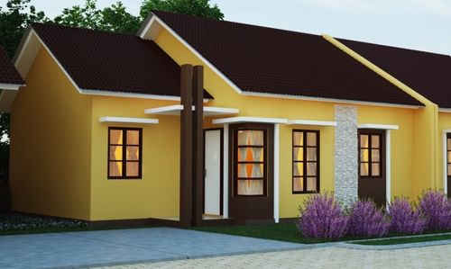 foto tampak rumah tipe FLAMBOYAN perumahan PURI MANADO PERMAI