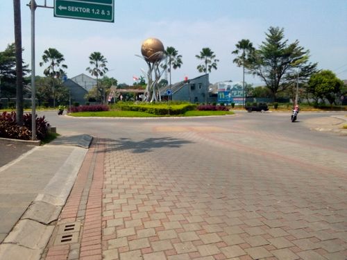 foto posisi tengah perumahan Metland Cileungsi Sektor III