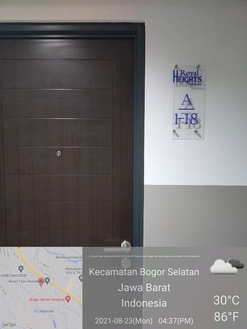 foto contoh rumah perumahan ROYAL TAJUR RESIDENCE, APARTEMEN ROYAL HEIGHTS
