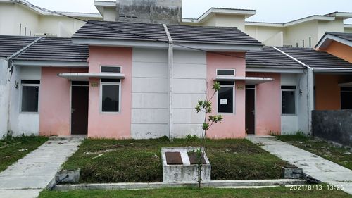 foto tampak rumah tipe ORCHID A perumahan CITRA MAJA RAYA JO
