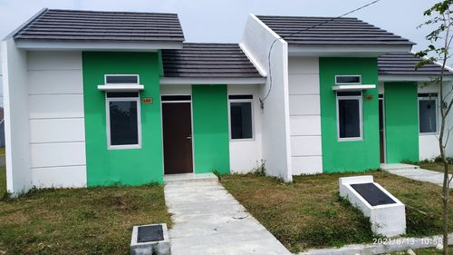 foto tampak rumah tipe LILY A perumahan PARK LANE