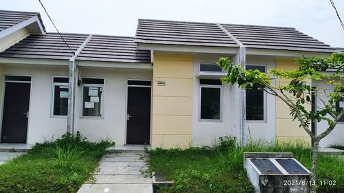 foto tampak rumah tipe ORCHID A perumahan PARK LANE