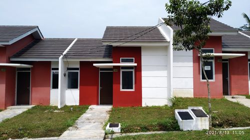 foto tampak rumah tipe ORCHID C perumahan SPRING DALE (CITRA MAJA RAYA JO)