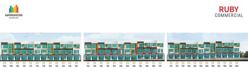 foto tampak rumah tipe STANDARD 5D perumahan SUMMARECON BANDUNG - RUBY COMMERCIAL