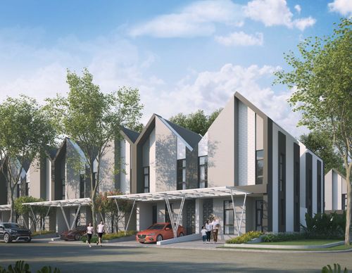 foto tampak rumah tipe 60 GERBERA perumahan VILA BOGOR INDAH 6 EXT