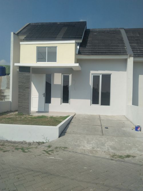 foto tampak rumah tipe 48/84 perumahan Mata Raya