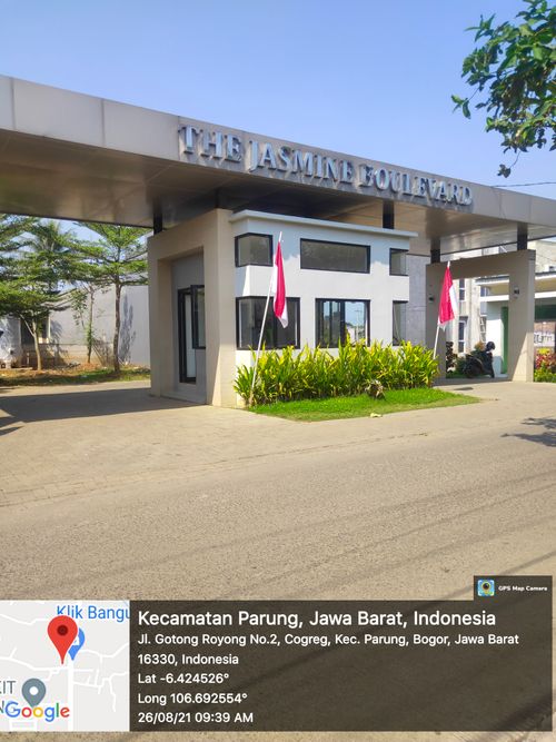 foto gerbang perumahan The Jasmine Boulevard