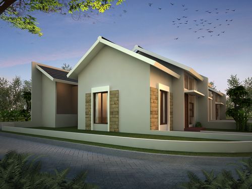 foto tampak rumah tipe NEW VELLA SUDUT perumahan JADE SIDOREJO