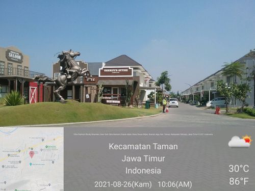 foto gerbang perumahan CITRAHARMONI