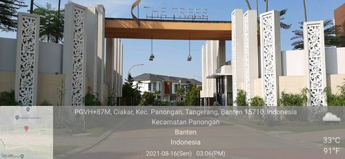 foto gerbang perumahan CITRA ECOPOLIS RAYA - CLUSTER THE TREES
