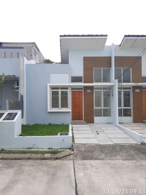 foto tampak rumah tipe PADMAKA A perumahan NAVINA (CITRA MAJA RAYA JO)