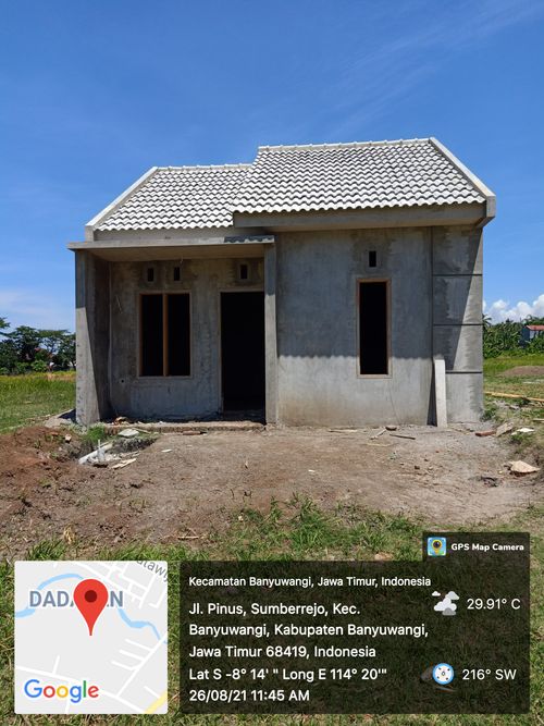 foto contoh rumah perumahan Pesona Bukit Mas
