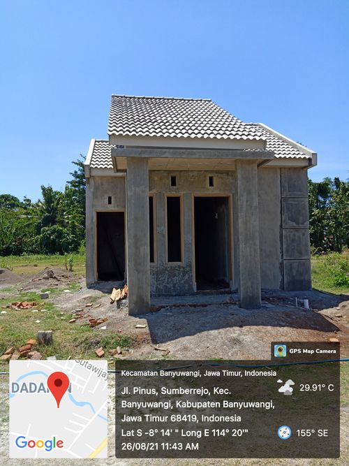 foto posisi tengah perumahan Pesona Bukit Mas