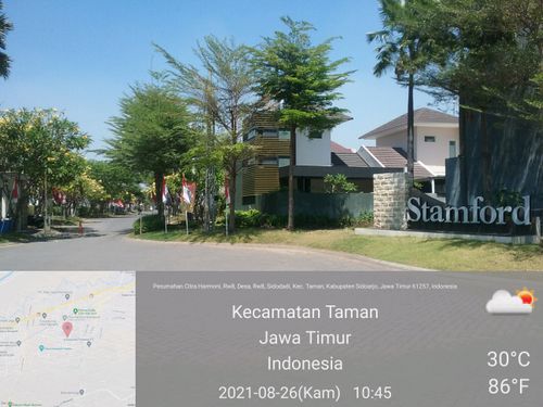 foto gerbang perumahan CITRAHARMONI - CLUSTER STAMFORD