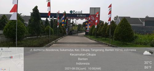 foto gerbang perumahan CITRA RAYA - BIZHOME - CLUSTER BERYL