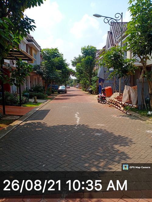 foto posisi tengah perumahan CLUSTER MALIBU VILLAGE
