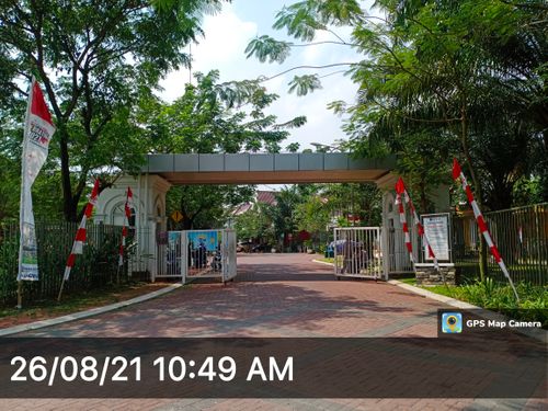 foto gerbang perumahan CLUSTER MALIBU VILLAGE