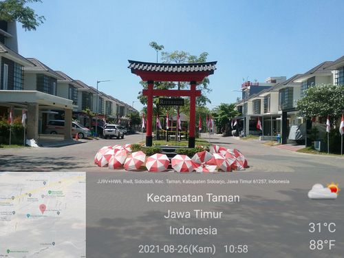 foto gerbang perumahan CITRAHARMONI - CLUSTER RIVERSIDE
