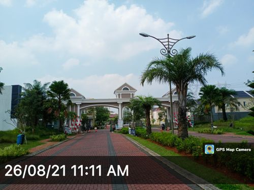 foto gerbang perumahan CLUSTER AMARILLO VILLAGE