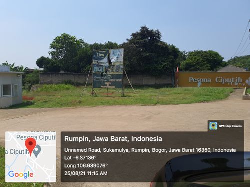 foto posisi tengah perumahan PESONA CIPUTIH