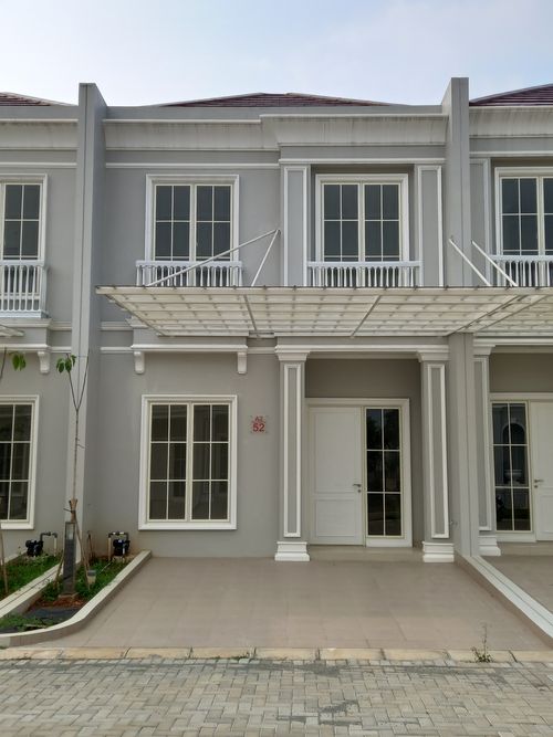 foto tampak rumah tipe 6 x 12 BADAN perumahan MILLENNIUM CITY