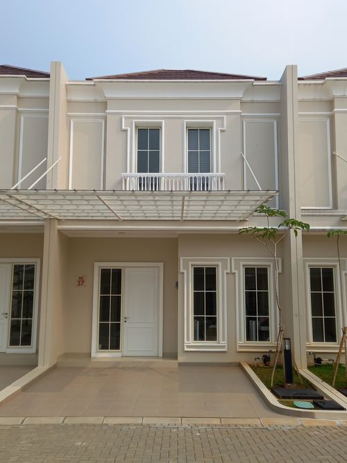 foto tampak rumah tipe 6 X 10 BADAN perumahan MILLENNIUM CITY