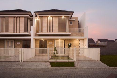 foto tampak rumah tipe ANGGANA perumahan Pondok Jati Padmasana