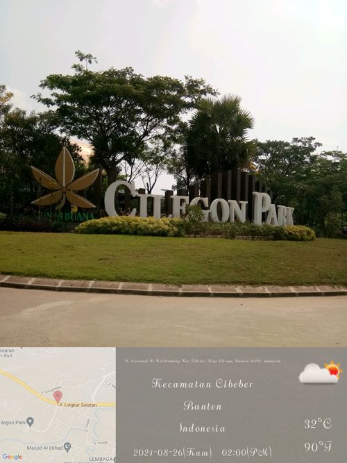 foto gerbang perumahan CILEGON PARK