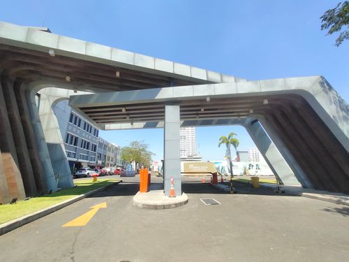 foto gerbang perumahan Apartemen Klaska Residence