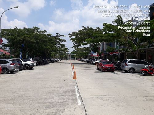 foto gerbang perumahan CitraGarden Pekanbaru