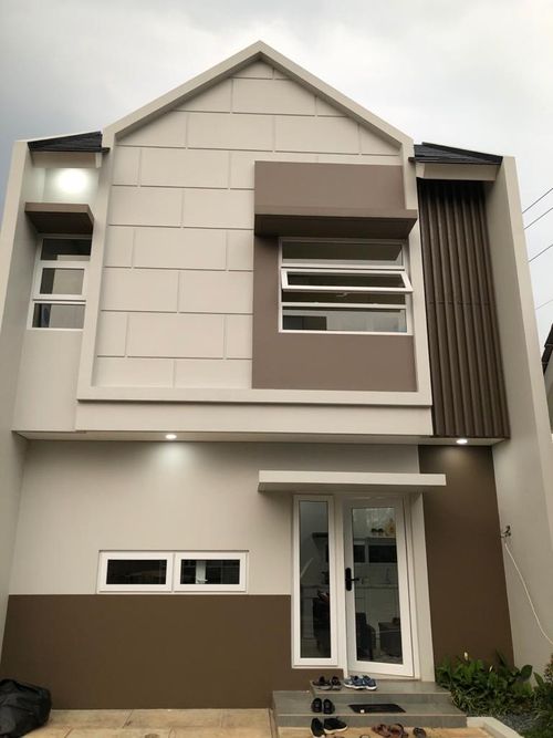 foto tampak rumah tipe STANDARD perumahan CENDANA 88