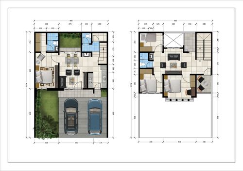 foto denah rumah tipe Great Alyssum perumahan KEDIRI FAMILY RESIDENCE