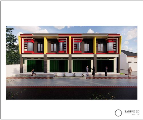 foto tampak rumah tipe ruko 60/60 perumahan Parakan Muncang Residence