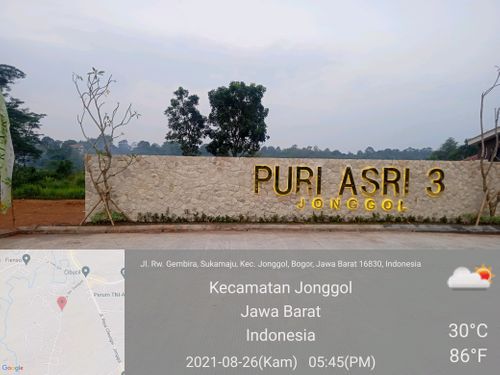 foto gerbang perumahan Perumahan Puri Asri 3 Tahap 1B