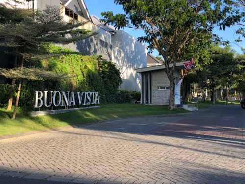 foto gerbang perumahan BUONA VISTA