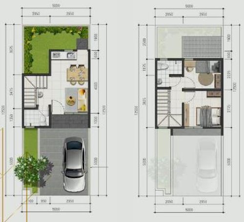 foto denah rumah tipe ALBERO perumahan CITRAGARDEN PURI JAKARTA