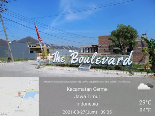 foto posisi tengah perumahan Citra Sari Regency