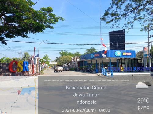 foto gerbang perumahan Citra Sari Regency