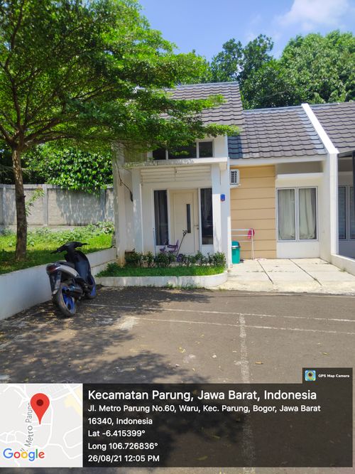 foto tampak rumah tipe Azalea perumahan Puri Jasmine Residence