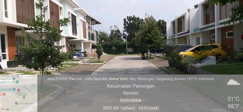 foto posisi tengah perumahan CITRA RAYA - CLUSTER THE LEAF