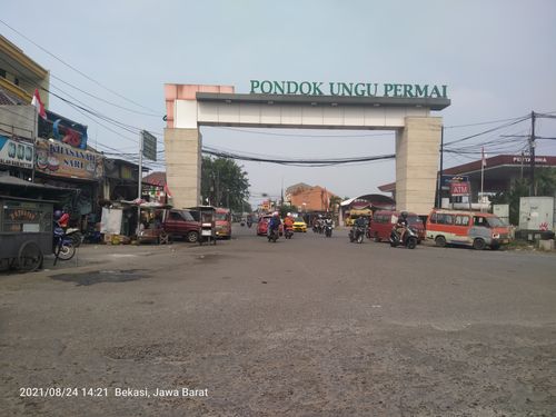 foto gerbang perumahan PONDOK UNGU PERMAI