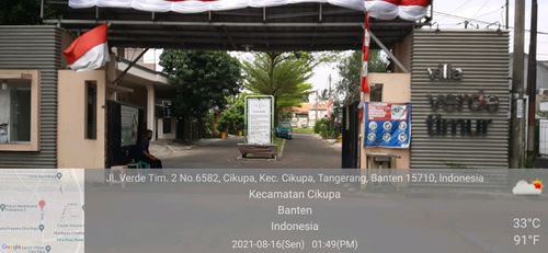foto gerbang perumahan CITRA RAYA - VILLA VERDE