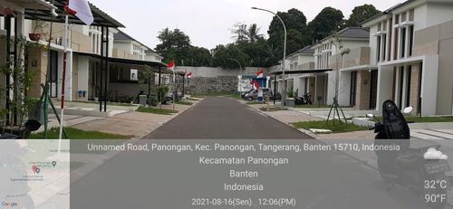 foto posisi tengah perumahan CITRA RAYA - CLUSTER LUGANO ZA & ZB