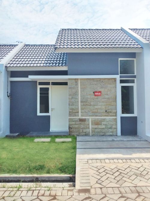 foto tampak rumah tipe 22/60 perumahan Bukit Mentari Brayu