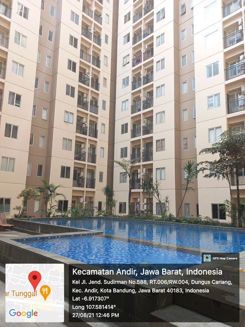 foto posisi tengah perumahan Sudirman Suites Apartment
