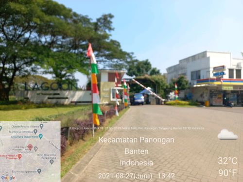foto gerbang perumahan CITRA RAYA - CLUSTER LAGOON VILLE