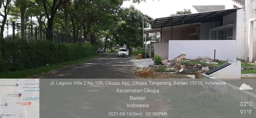 foto posisi tengah perumahan CITRA RAYA - CLUSTER LAGOON VILLE